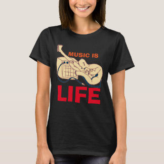 T-shirt La musique est la vie