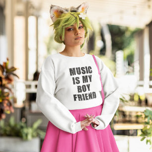 T-shirt La musique est ma chemise d'ami
