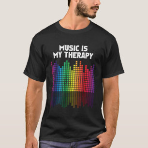 T-shirt La musique est ma citation musicale du DJ