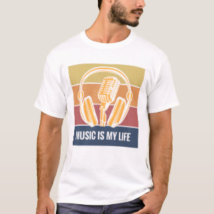 T-shirt La musique est ma vie