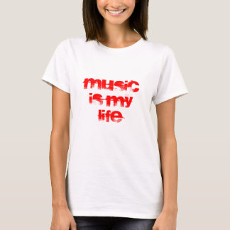T-shirt La musique est ma vie