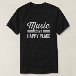 T-shirt La musique est mon heureux amoureux de la musique