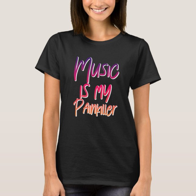 T-shirt La musique est mon tueur (Devant)