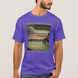 T-shirt La musique est un reflet de l'éternité garçon
