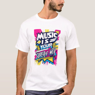 T-shirt La musique est votre super-pouvoir