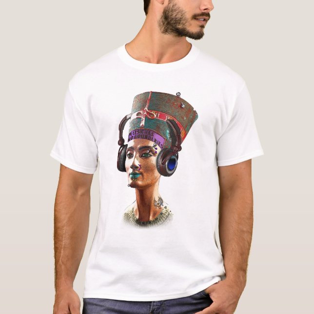 T-shirt La musique n'a aucune frontière, Nefertiti (Devant)