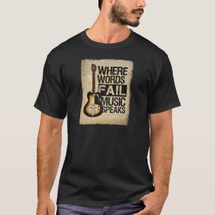 T-shirt la musique parle