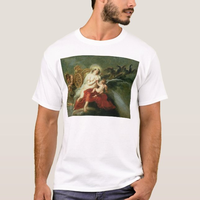 T-shirt La naissance de la manière laiteuse, 1668 (Devant)