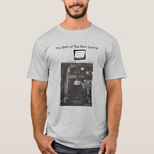 T-shirt La naissance de Penn Central    RailroadT-Shirt