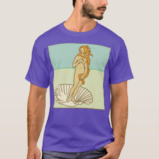 T-shirt La naissance de Vénus Minimal
