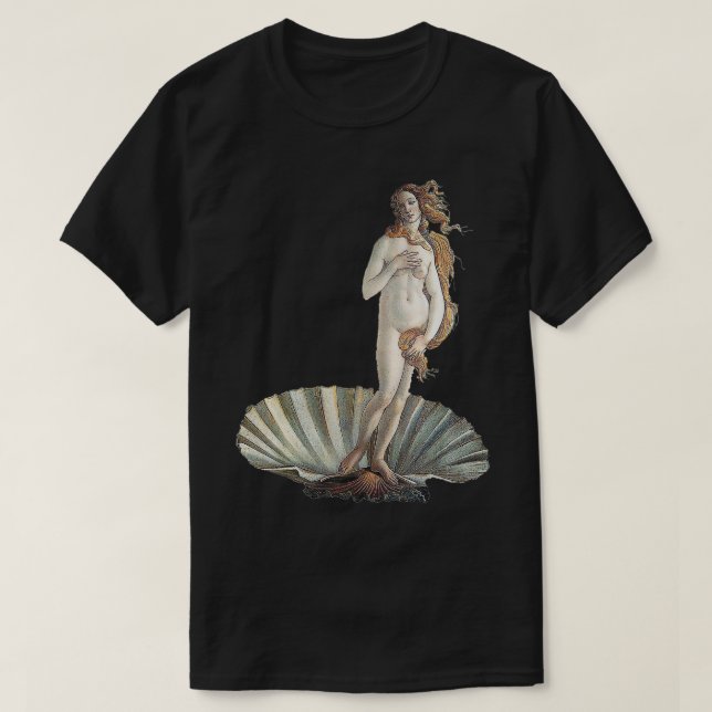 T-shirt La naissance de Vénus par Sandro Botticelli (Design devant)