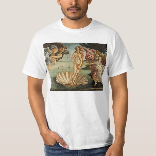 T-shirt La naissance de Vénus par Sandro Botticelli (Devant)