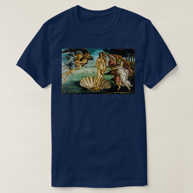 T-shirt La naissance de Vénus par Sandro Botticelli 4 (Design devant)