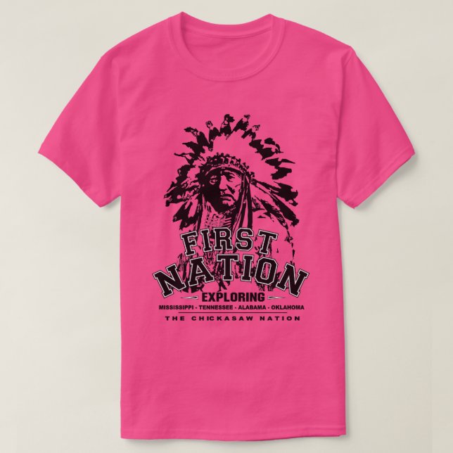T-shirt La nation de Chickasaw (Design devant)
