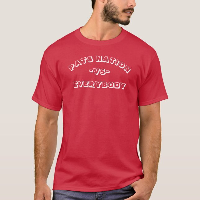 T-shirt La Nation des Pats  (Devant)