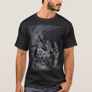 T-shirt La Nativité par Gustave Doré Encre victorienne de 