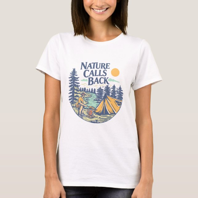 T-shirt La nature appelle en retour (Devant)