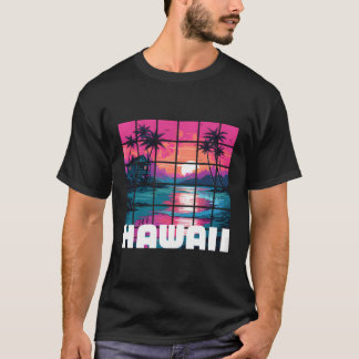 T-shirt La nature des vagues volcaniques hawaïennes