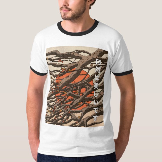 T-shirt La nature est belle (Devant)