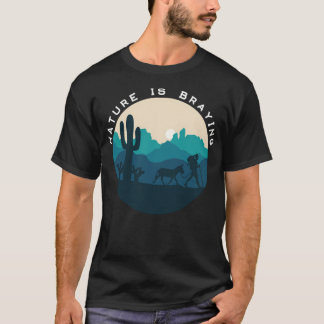 T-shirt La Nature Est Brayante (Mini-Âne Femme)
