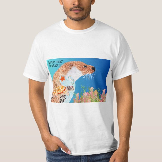 T-shirt La nature est ici (Devant)