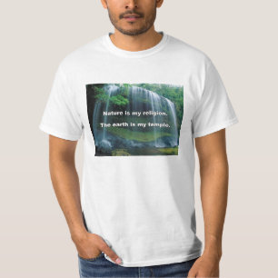 T-shirt La nature est ma religion