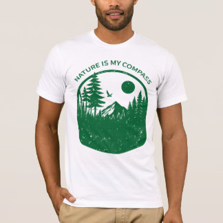 T-shirt La nature est mon compas
