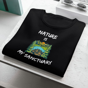 T-shirt La Nature Est Mon Hymne De Randonneurs De Sanctuai