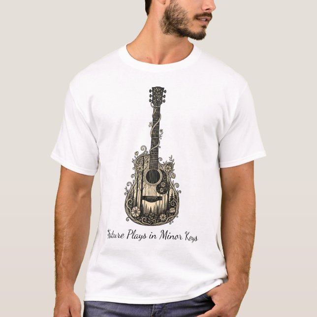 T-shirt La nature joue sur des tons mineurs (Devant)