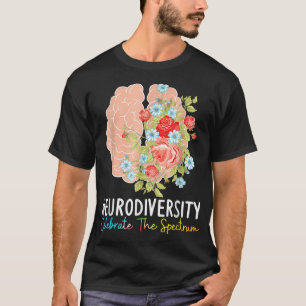T-shirt La Neurodiversité Célèbre Le Cerveau TDAH Spectrum