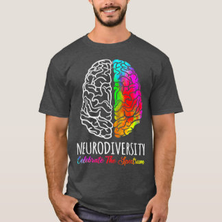 T-shirt La Neurodiversité Célèbre Le Spectre De L'Autisme 