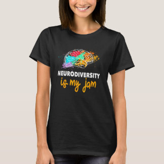 T-shirt La neurodiversité est ma jambe Cool Autistique Sen