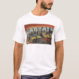 T-shirt La Norfolk, la Virginie - grandes scènes de lettr