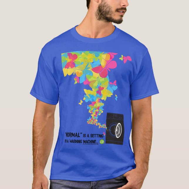 T-shirt La normale est un arrangement sur une machine à (Devant)