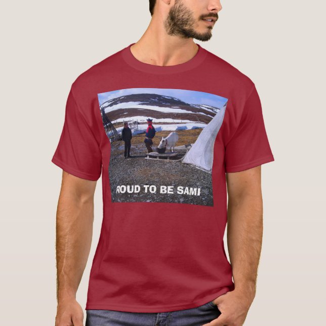 T-shirt La Norvège, fière d'être Sami (Devant)
