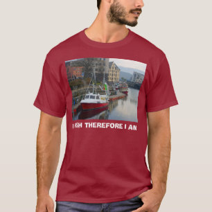 T-shirt La Norvège, je me pêche donc suis