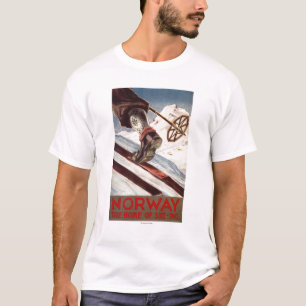 T-shirt La Norvège - la maison du ski