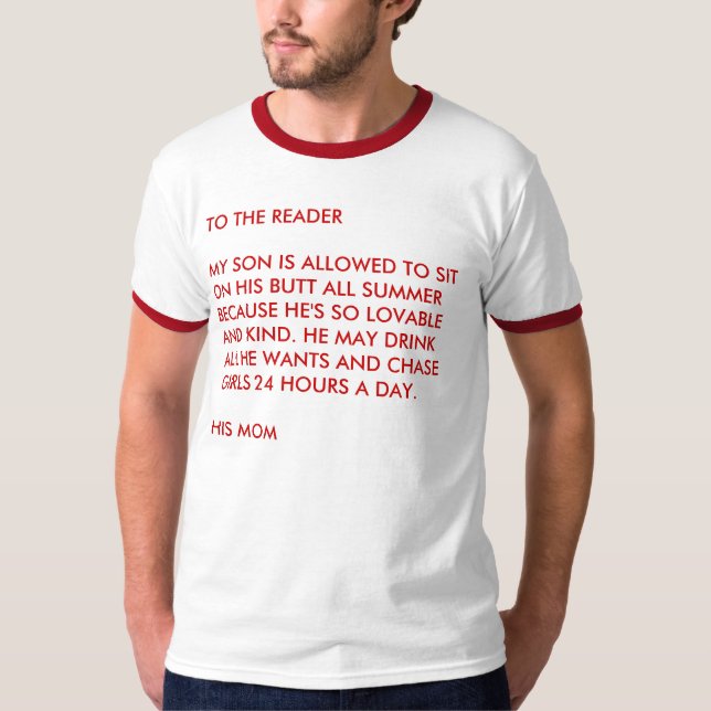 T-SHIRT LA NOTE DE LA MAMAN (Devant)