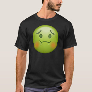 T-shirt La note en difficulté Emoji font face
