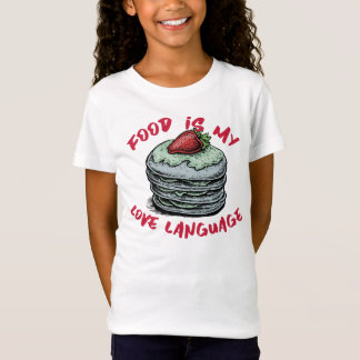 T-Shirt La nourriture est ma langue d'amour