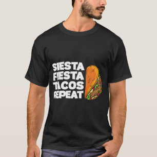 T-shirt La Nourriture Mexicaine Mon Il Me Mène Habituellem