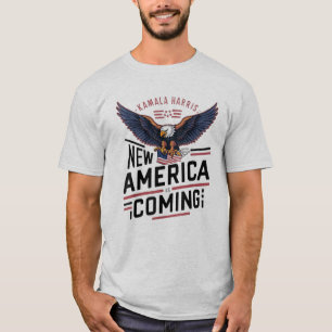 T-shirt La Nouvelle Amérique Arrive Kamala Harris 2024 Pré