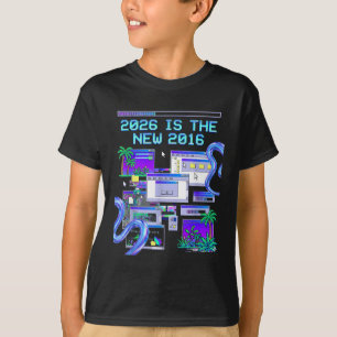T-shirt La nouvelle esthétique d'ordinateur pixel Vaporwav