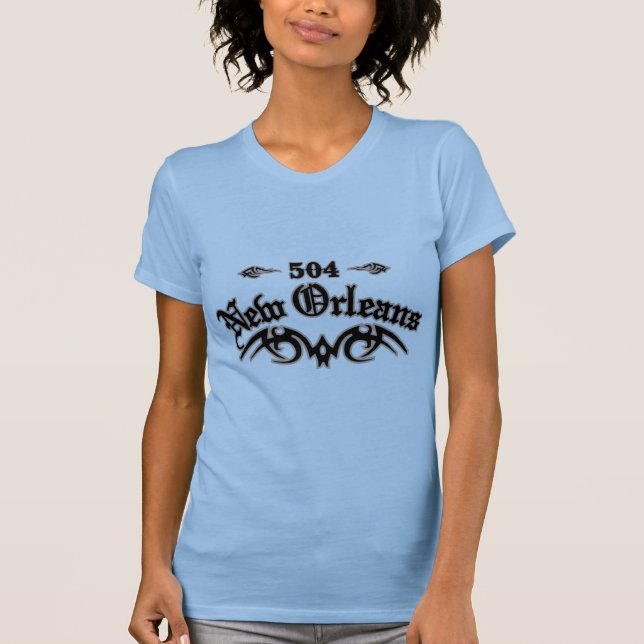 T-shirt La Nouvelle-Orléans 504 (Devant)