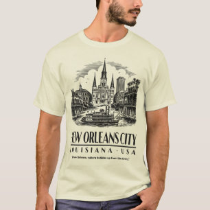 T-shirt La Nouvelle-Orléans Ville Louisiane États-Unis