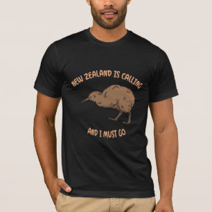 T-shirt La Nouvelle-Zélande appelle