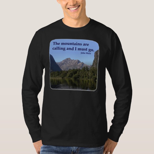 T-shirt La Nouvelle Zélande appelle (Devant)
