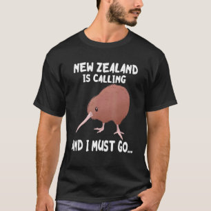 T-shirt La Nouvelle-Zélande Appelle Kiwi Bird Wildlife Ani