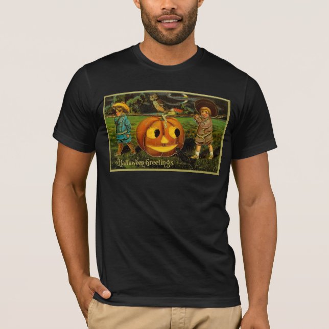 T-shirt La Nuit de la récolte des citrouilles d'Halloween  (Devant)
