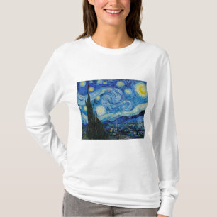T-shirt La Nuit de Starry 1889 par Vincent van Gogh